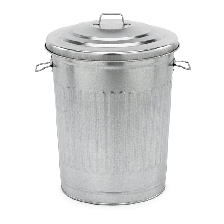 Multipurpose garbage can galvanized, Medium