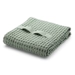 Handtuch Waffelpiqué Mint Duschtuch