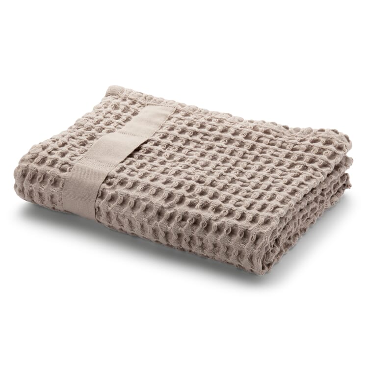 Towel waffle piqué, Sand
