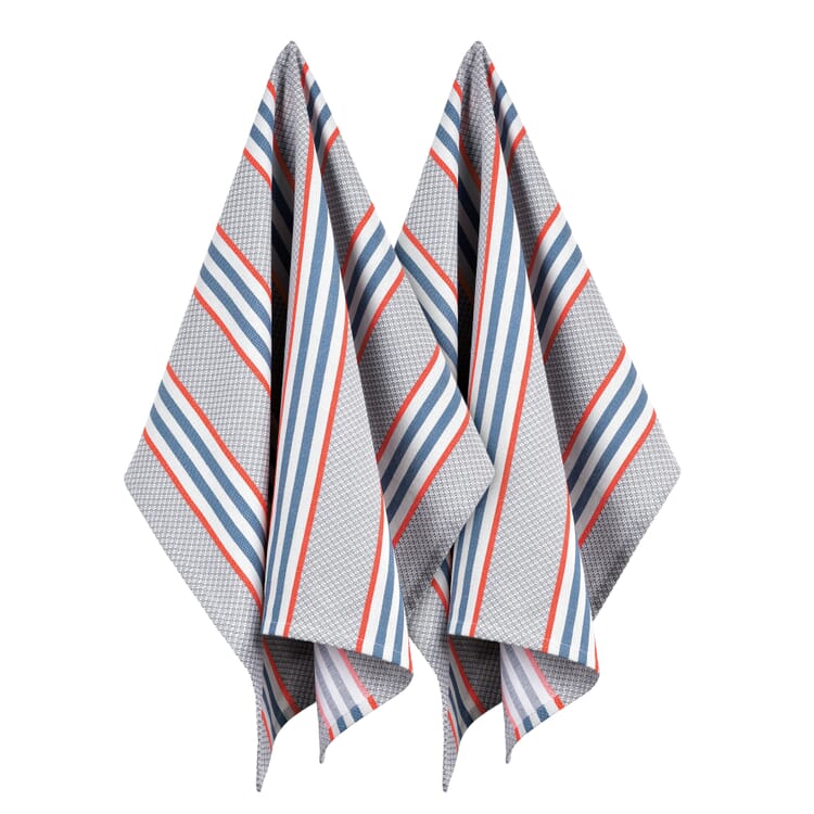 Tea towel Capri, Gray / Blue