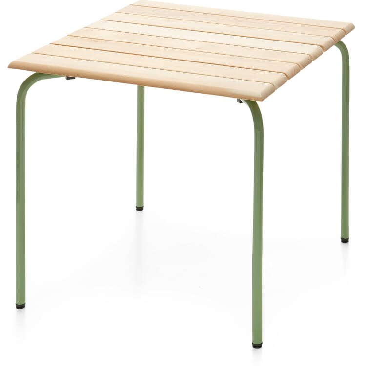 Table Estoril, wood, RAL 6021 Pale green