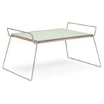 Tabletttisch Bloch Kieselgrau RAL 7032 / Mint