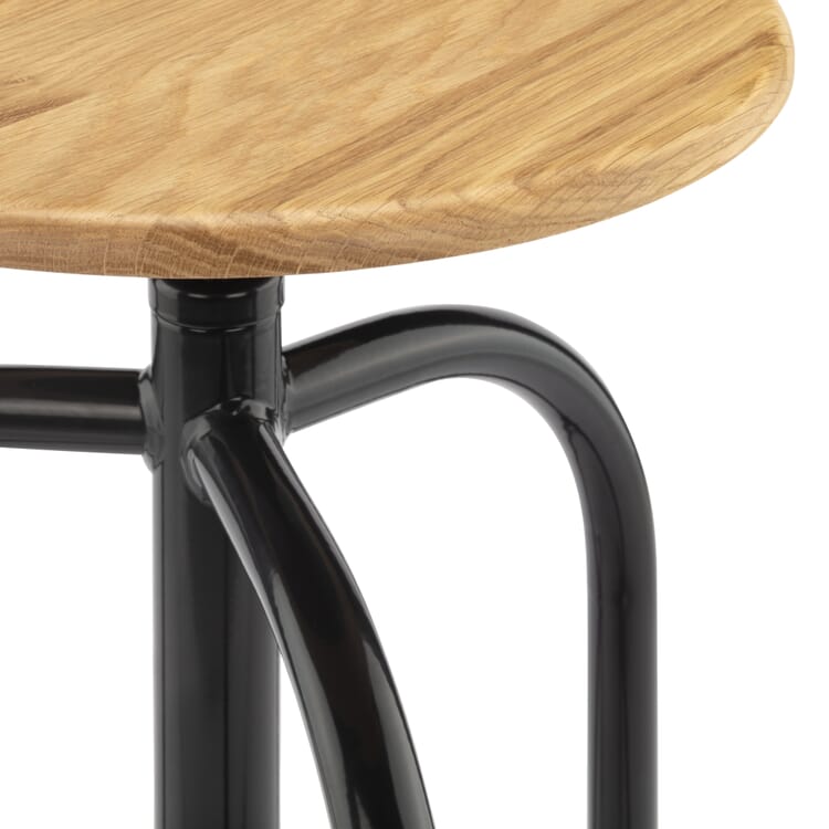 Hocker 201-M, RAL 7021 Schwarzgrau