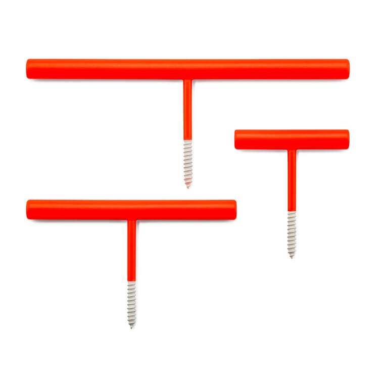Line Hook Set, RAL 3024 Luminous red