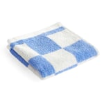 Washcloth Check Blue