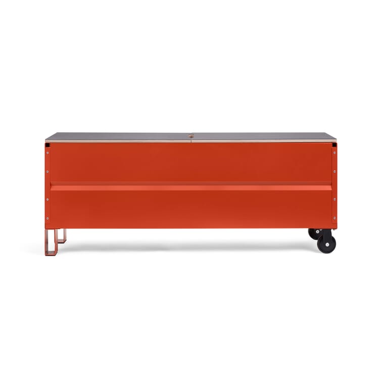 Chest and bench CMB, RAL 2001 Red orange