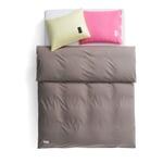 Pure Poplin comforter cover Brown (mud) 140 × 200 cm