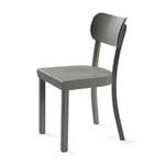 Chair Frankfurt kitchen chair Traffic gray A RAL 7042