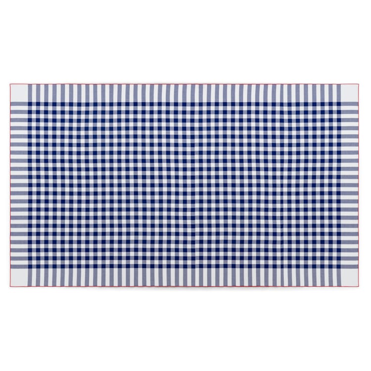 Tischdecke Élysée Blau-Weiß, 150 × 260 cm