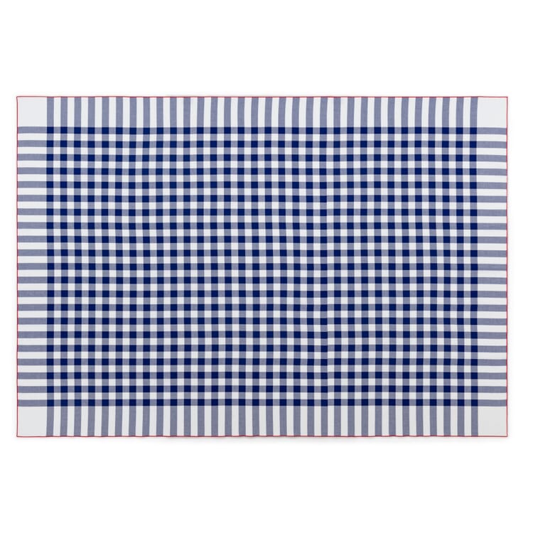 Tischdecke Élysée Blau-Weiß, 150 × 220 cm