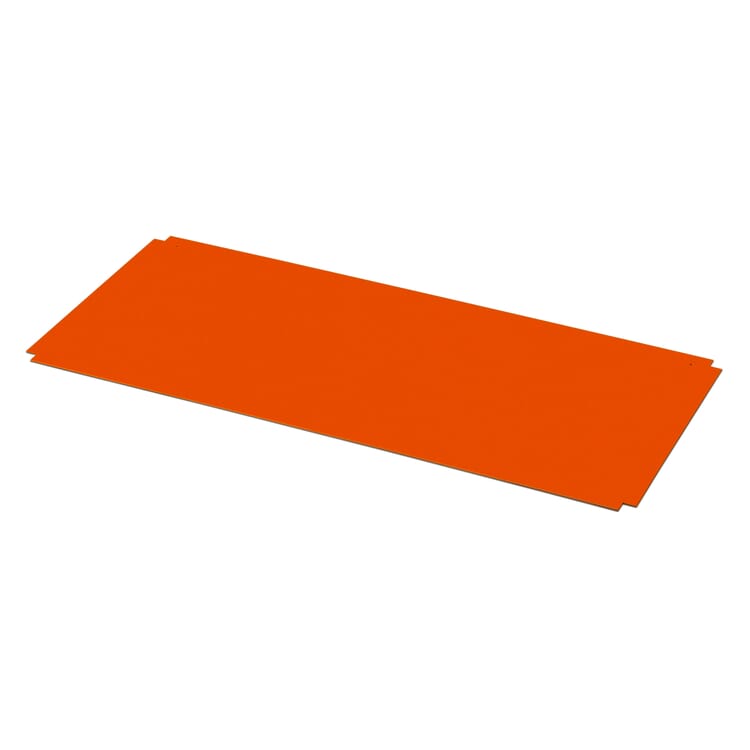 Cover shelf to Container DS, RAL 2001 Red orange