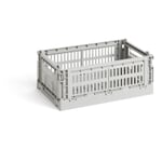 Folding box Colour Crate S Light gray