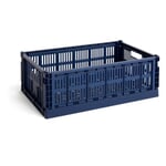 Folding box Colour Crate L Dark blue