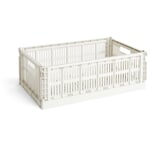 Folding box Colour Crate L White