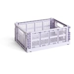 Folding box Colour Crate M Lavender