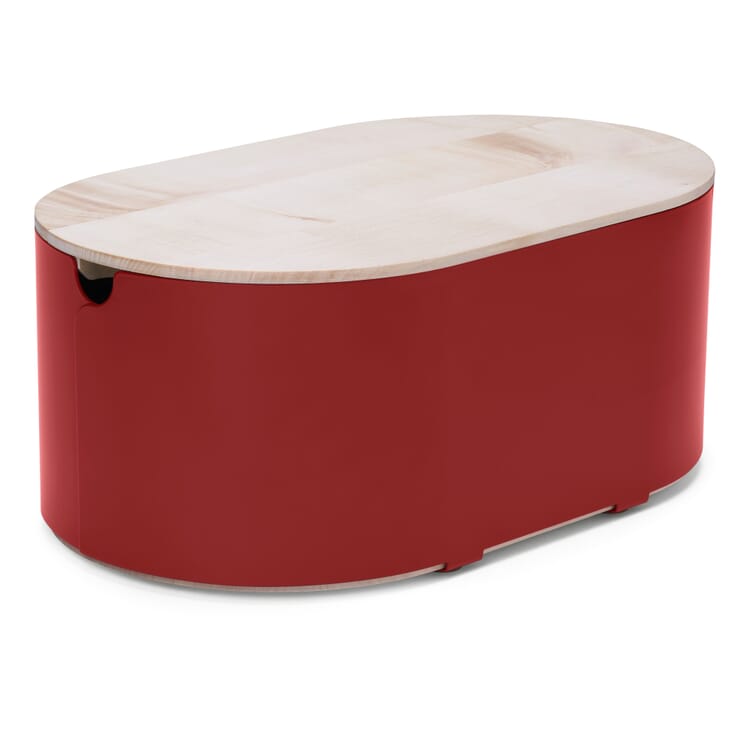 Bread Box Krume, RAL 3000 Flame Red