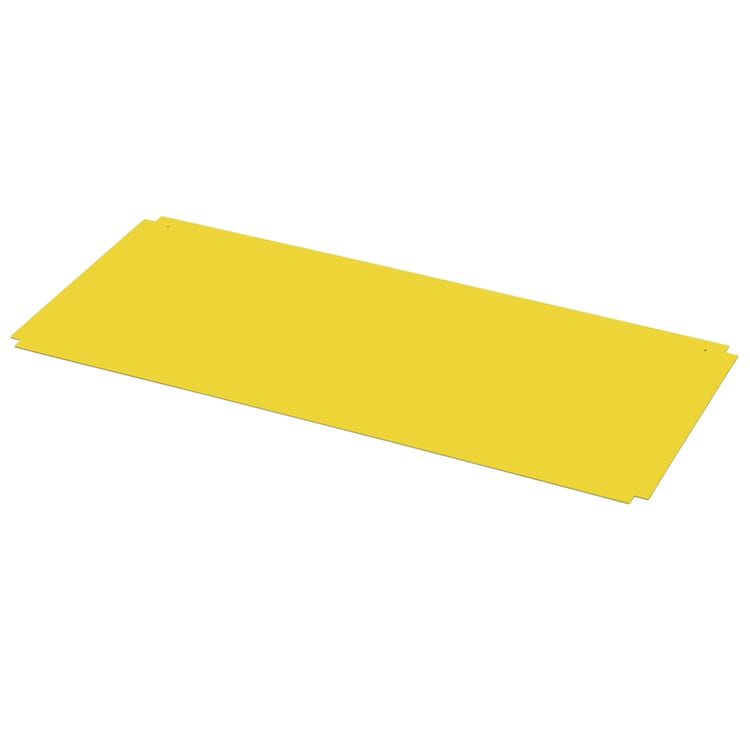 Cover shelf to Container DS, RAL 1016 Sulfur yellow