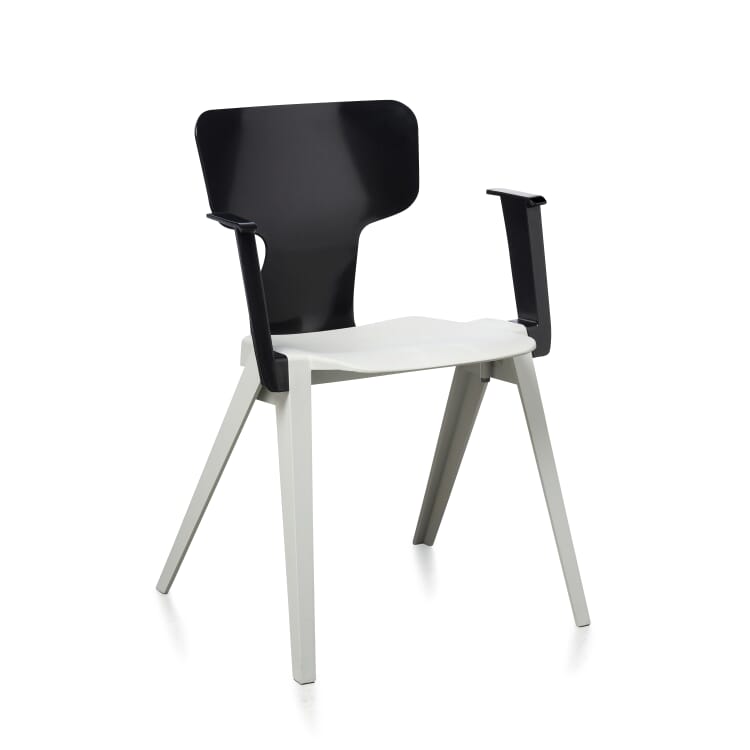 Armchair Rex, Gray / Black / Black
