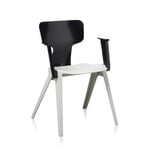 Rex armchair Gray / Black / Black