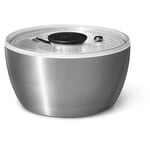 Rotor 2.0 Salad Spinner Bowl: Stainless steel