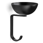 Wall Hook/Shelf Nest RAL 9011 Graphite black