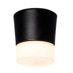 Wall and ceiling lamp Jo RAL 9005 Deep black