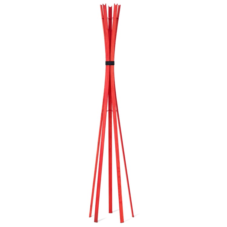 Bengel Coat Rack, Red / RAL 3020 Traffic Red