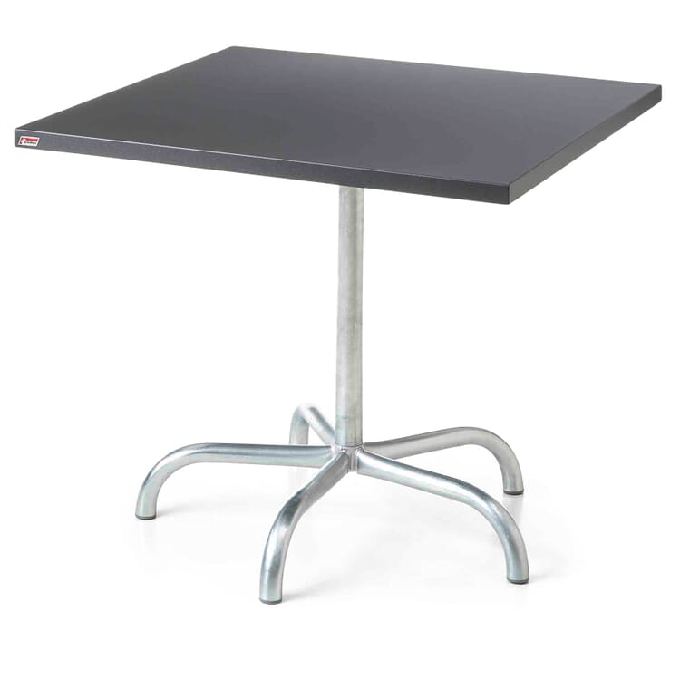 Table Säntis, square, Anthracite