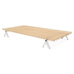 Bed Simplon 90 cm (solid wood) RAL 9010 Pure white