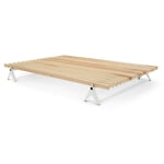 Bed Simplon 140 cm (solid wood) RAL 9010 Pure white