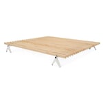 Bed Simplon 180 cm (solid wood) RAL 9010 Pure white