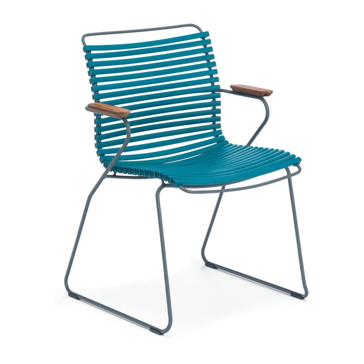 Armchair Click, Grey / Petrol
