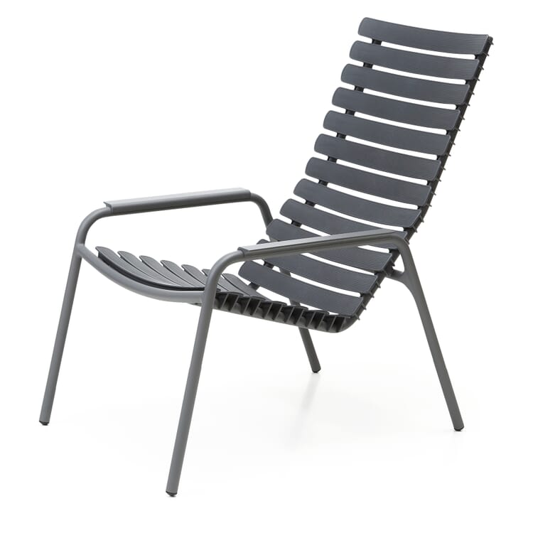 Lounge chair Re-Clips, Gray