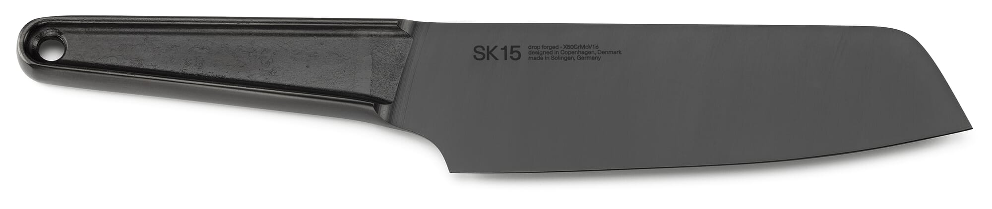 Veark x Magazin SK15 - DLC Black Forged Santoku Knife