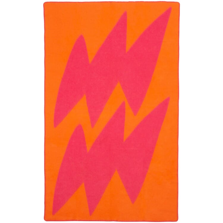 Wool blanket Flash, Orange