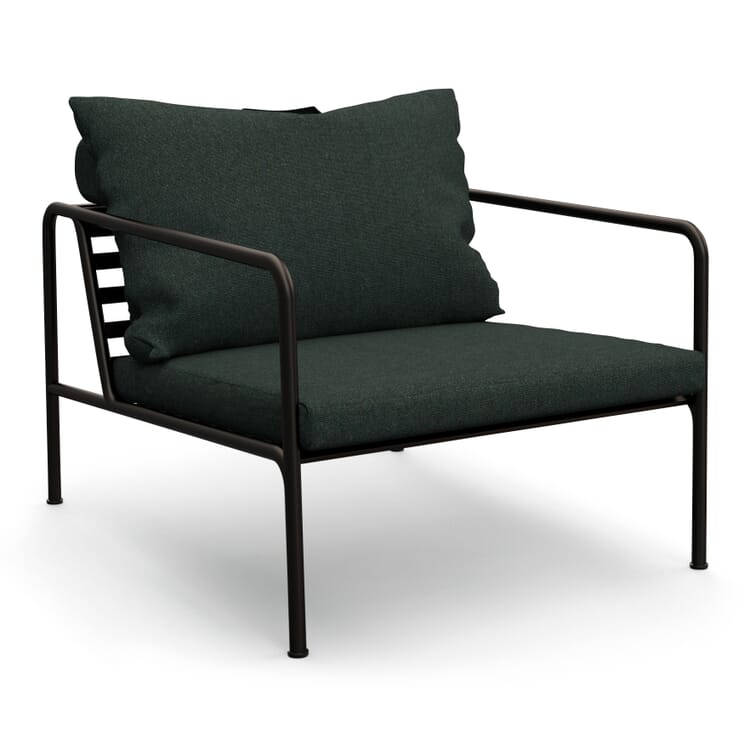 Avon lounge chair, Black / Green