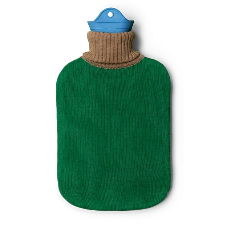 Hot water bottle suite, Green