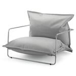 Armchair Finca Light grey / Galvanised