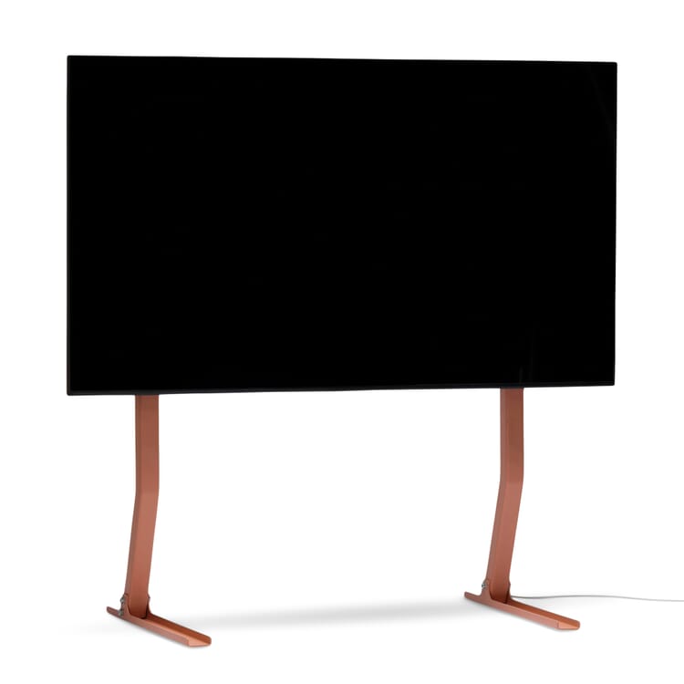 TV stand Bendy, large, Rusty red