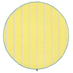 Table cloth Equipe, round Yellow / White