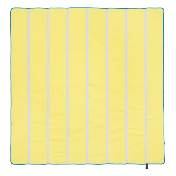 Table cloth Equipe, square, Yellow / White