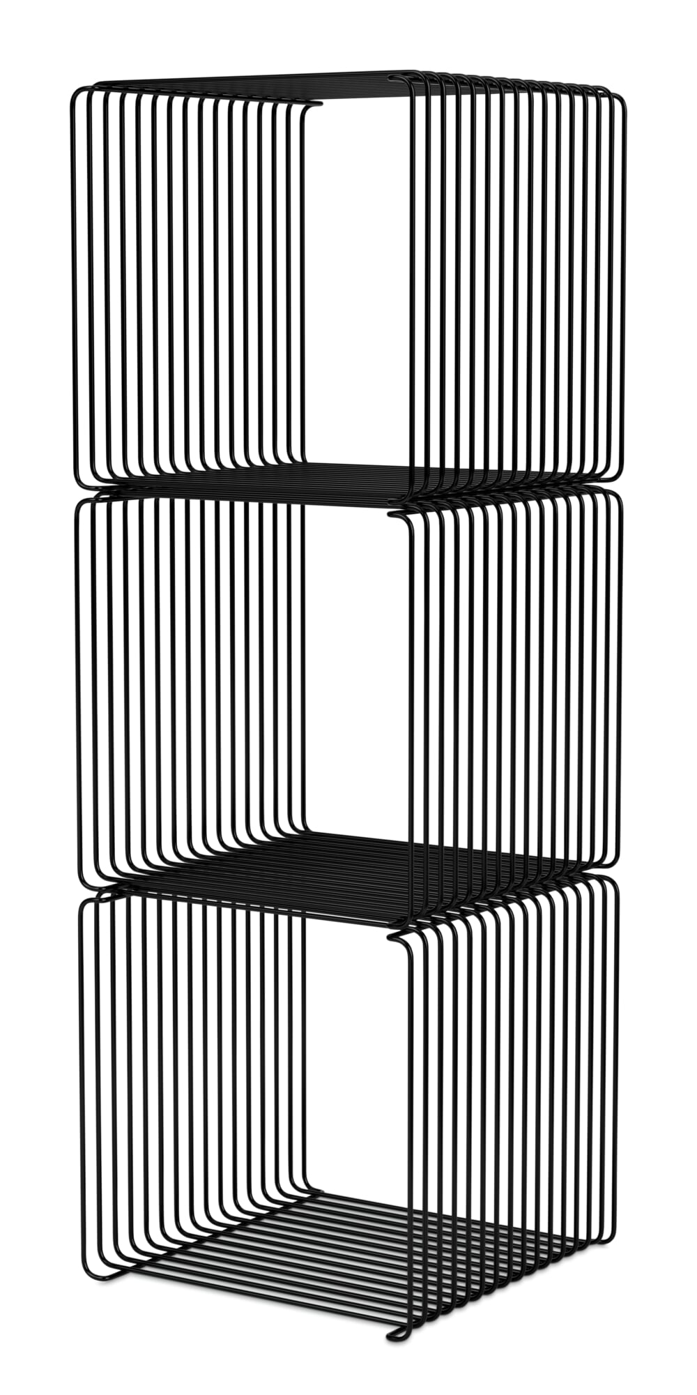 Panton Wire Single Shelf, Black (black 05) | Manufactum