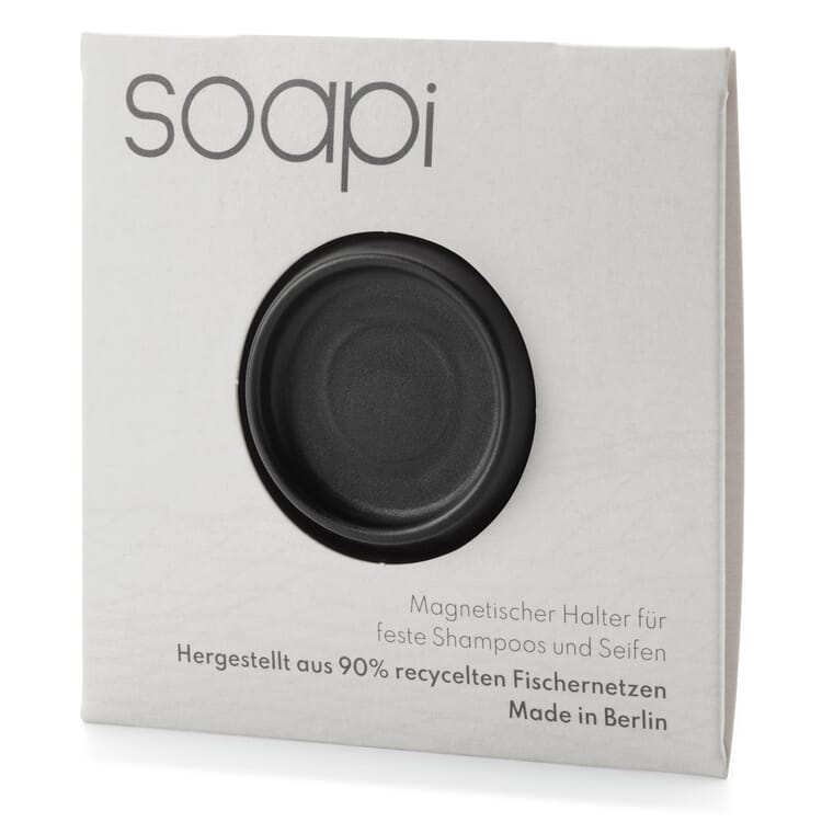 Soap holder recycled fishing nets, Black