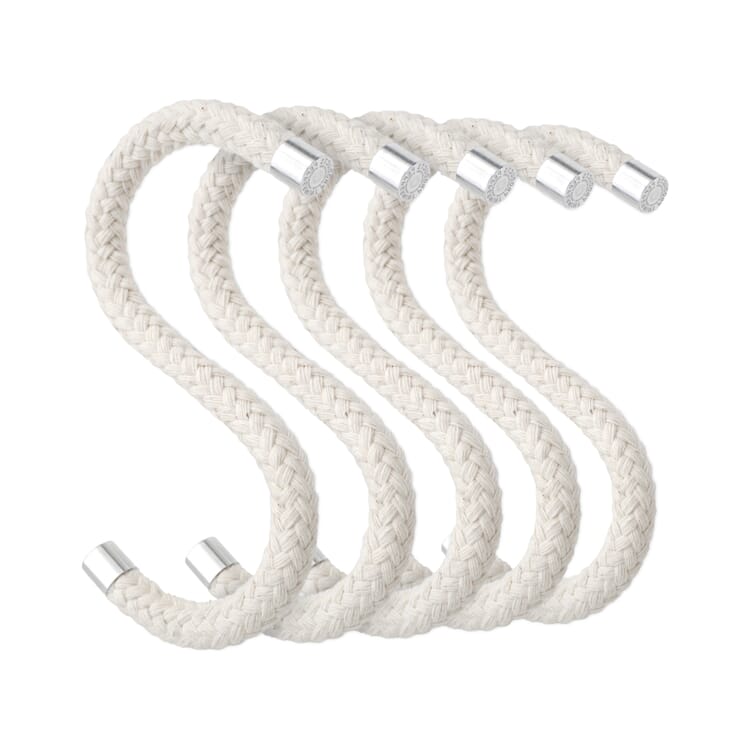 Kleiderhaken Rope Hook, Weiß