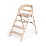 Children high chair folding Beech, natural