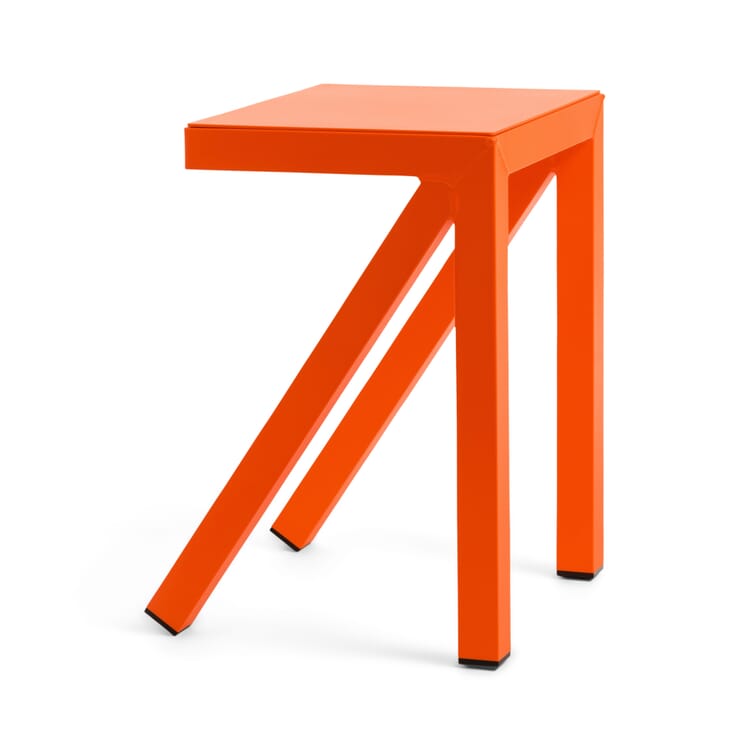 Bureaurama stool, Neon orange