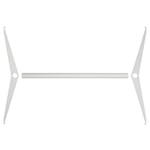 Clothes rail for wardrobe P100 RAL 7035 Light gray