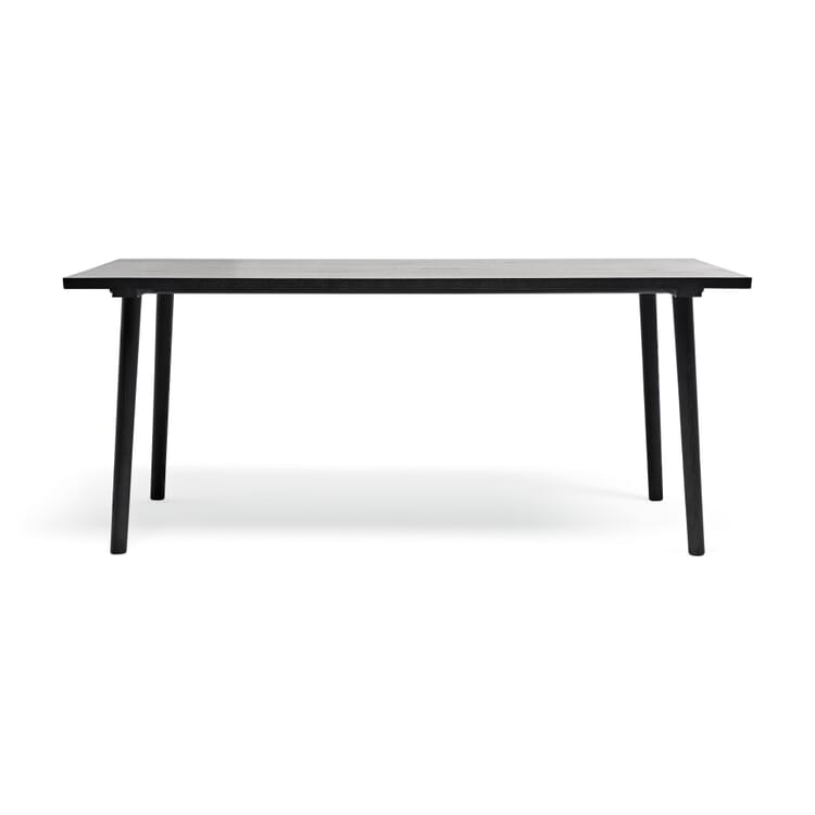 Facile table, RAL 9005 Deep black