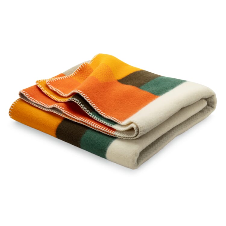 Lambswool blanket Bauhaus style