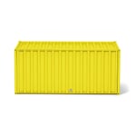 Container DS with a Lock RAL 1016 Sulfur yellow